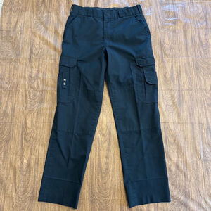 Men's Elbeco Cargo Tactical Pants 36R Black EMT Comfort Grip Waistband